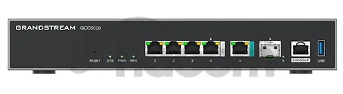 Grandstream GCC6020 all-in-one (6,5 Gbps VPN router, NGFW, switch 10G SPF+, a IP PBX 50 užívateľov)
