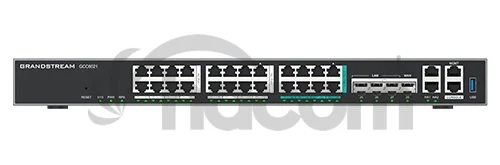 Grandstream GCC6021 all-in-one (10 Gbps VPN router, NGFW, switch 10G SPF+, a IP PBX 50 užívateľov)