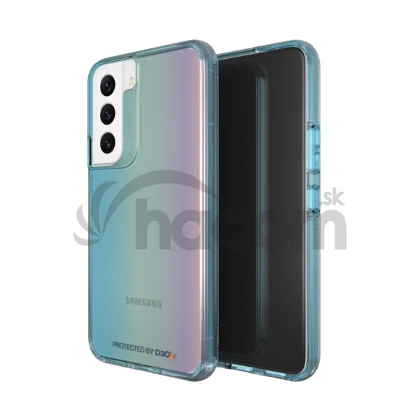 ZAGG GEAR4 Milan kryt Samsung S22 transparentná tyrkysová