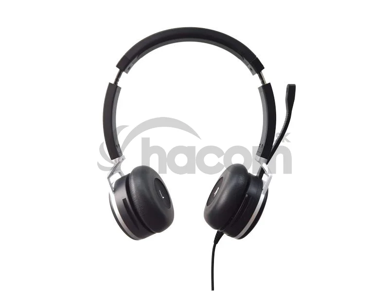 Grandstream GUV3005/Stereo/USB/Drôt/Čierna-strieborná