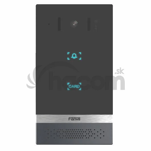 Fanvil i61 SIP video dverový interkom, 2SIP, 1 konf. hr., H264, IP66, IK10, RDFI, NFC