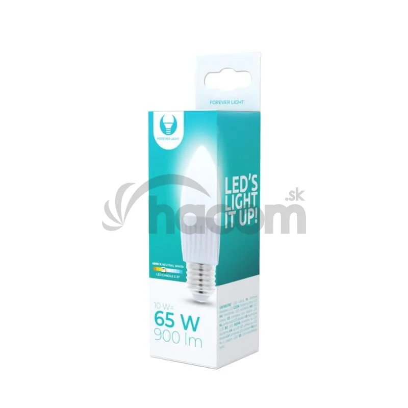 LED žiarovka Forever C37 E27 10W neutrálna biela (4500K)