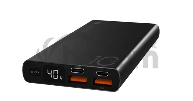 Powerbanka NAVITEL PWR10 AL čierna s kapacitou 10000 mAh