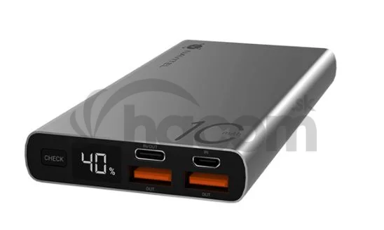 Powerbanka NAVITEL PWR10 AL strieborná s kapacitou 10000 mAh