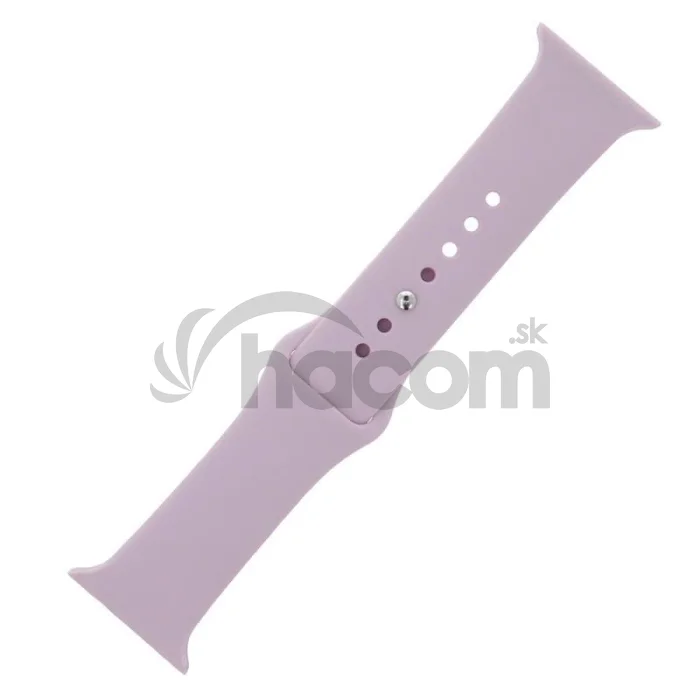 Silikónový remienok M/L pre Apple Watch 38/40/41 mm púdrovo ružový