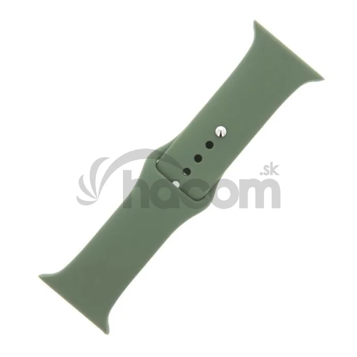 Silikónový remienok M/L pre Apple Watch 42/44/45 mm khaki