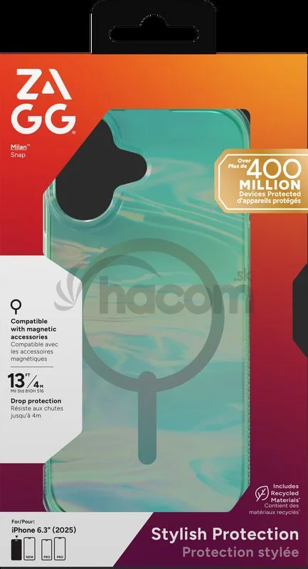 ZAGG Ochranný kryt Milan Snap Apple 17 Iridescent Oil Slick