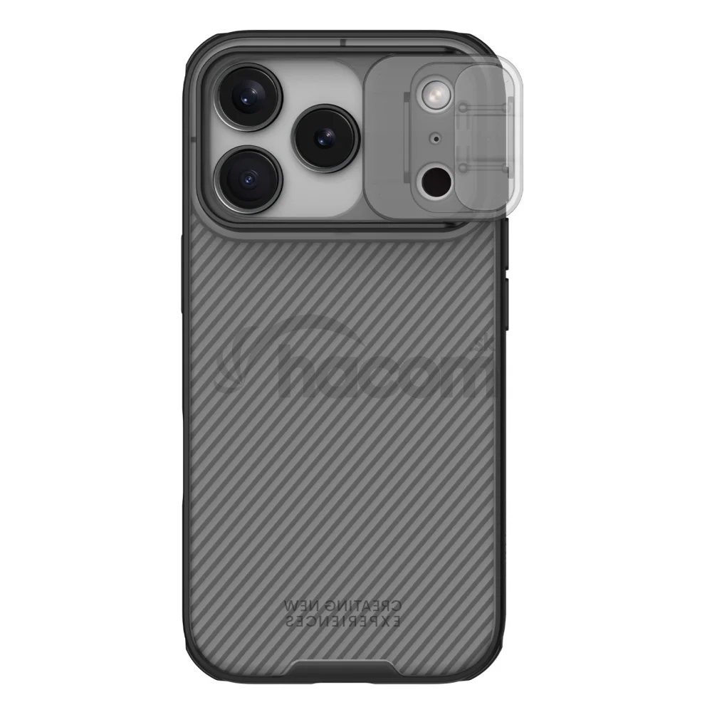 Nillkin CamShield PRO Zadný Kryt pre Apple iPhone 17 Pro/18 Pro Transparent Black