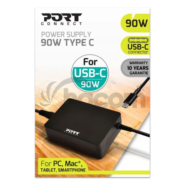 PORT CONNECT napájací adaptér k ntb, 90W, USB-C