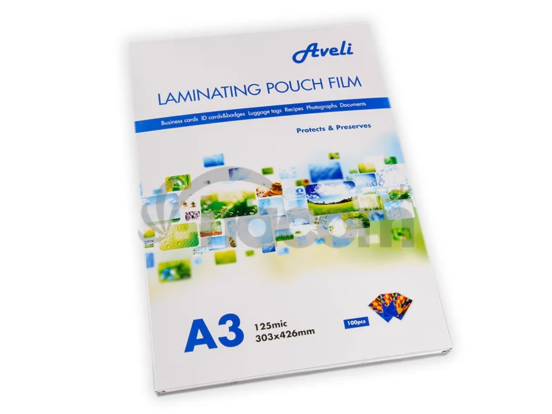 Laminovacie fólie AVELI A3/250 mic (2x125), lesklé