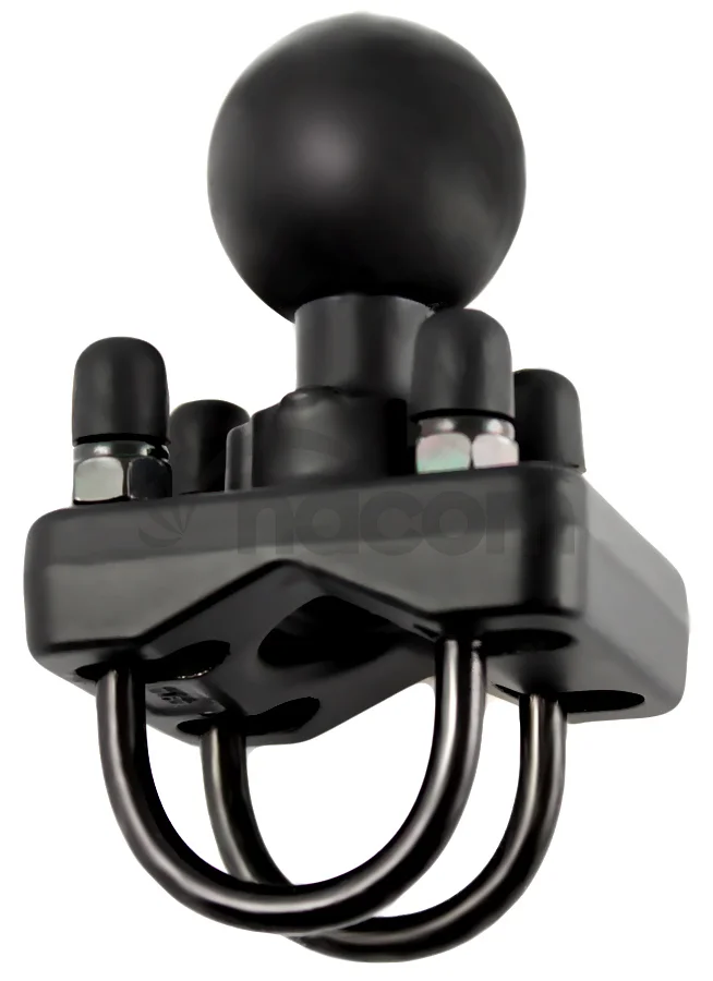 RAM Mounts dvojitý úchyt na riadidlá motorky alebo tyč O 19,05-31,75 mm, s 1,5" čapom, RAM-235U