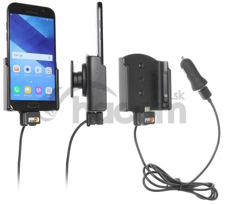 Brodit držiak do auta na Samsung Galaxy A5 (2017) bez púzdra, s nabíjaním z cig. zapaľovače/USB