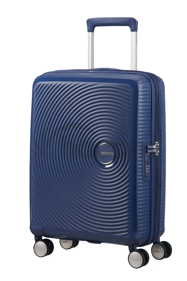 American Tourister Soundbox Spinner Exp. 55 Navy