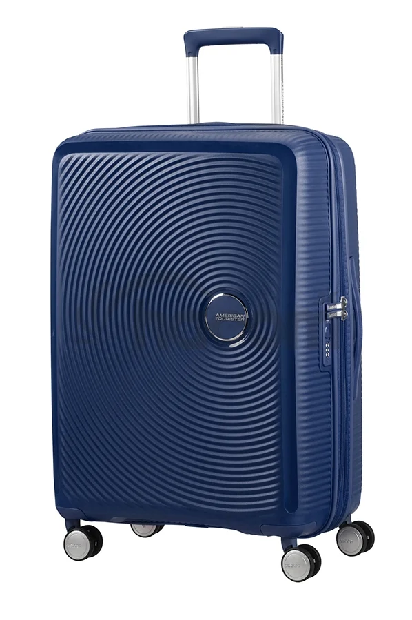 American Tourister Soundbox Spinner Exp. 67 Navy