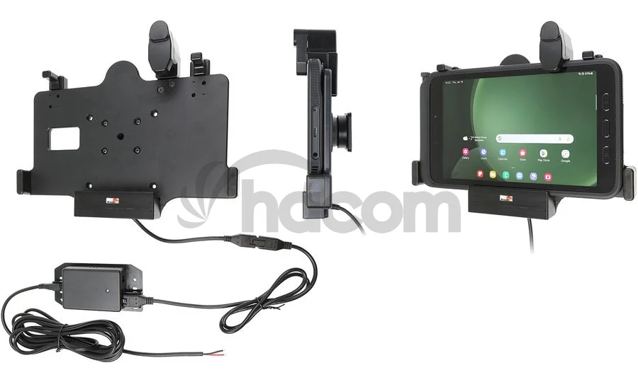Brodit držiak na Samsung Galaxy Tab Active 5 SM-X300/SM-X306B, istenie, skryté nabíjanie