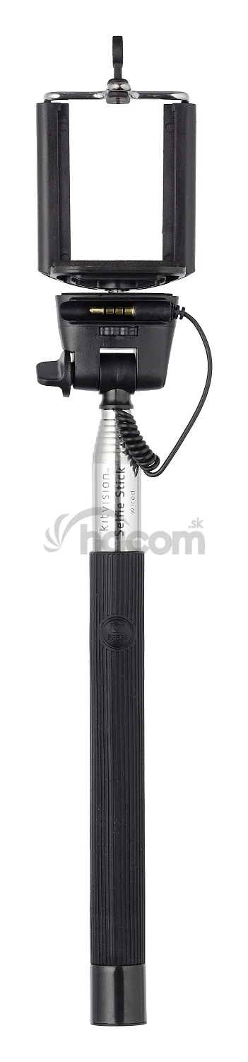 Selfie stick Kitvision s držiakom pre telefón,čierna