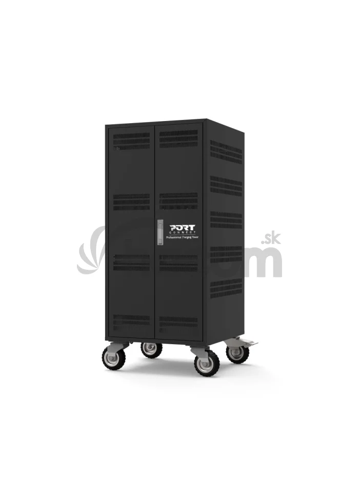 PORT CONNECT CHARGING CABINET 30 Notebooks + RACK 1xU 19'', čierny