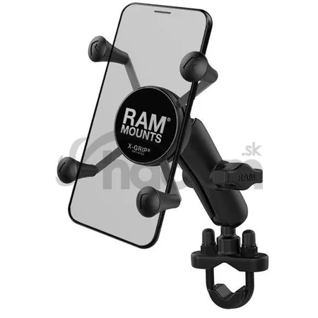 RAM zostava - malý držiak X-Grip so stredným ramenom a úchytom U-Bolt na priemer 0,50" až 1,25"
