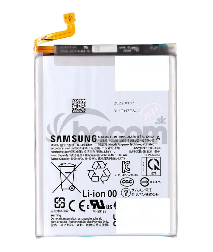 Samsung Batéria EB-BA336ABY Li-Ion 5000mAh(Service Pack)