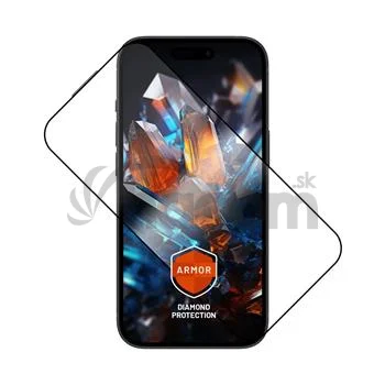 FIXED Armor s aplikátorom pre Apple iPh 15+, čierne