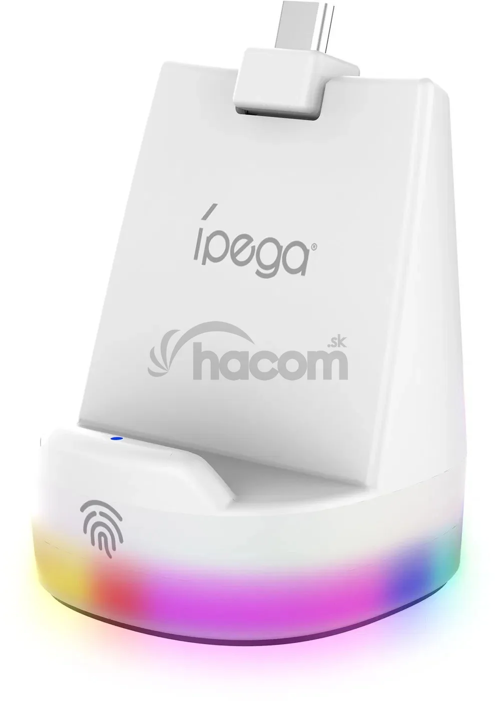 iPega P5P25 Mini Magnetický Nabíjací Stojan pre Playstation Portal Remote Player White