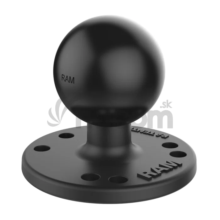RAM Mounts kruhový adaptér s AMPS vzorom dier s guľovým čapom 1,5", RAM-202U