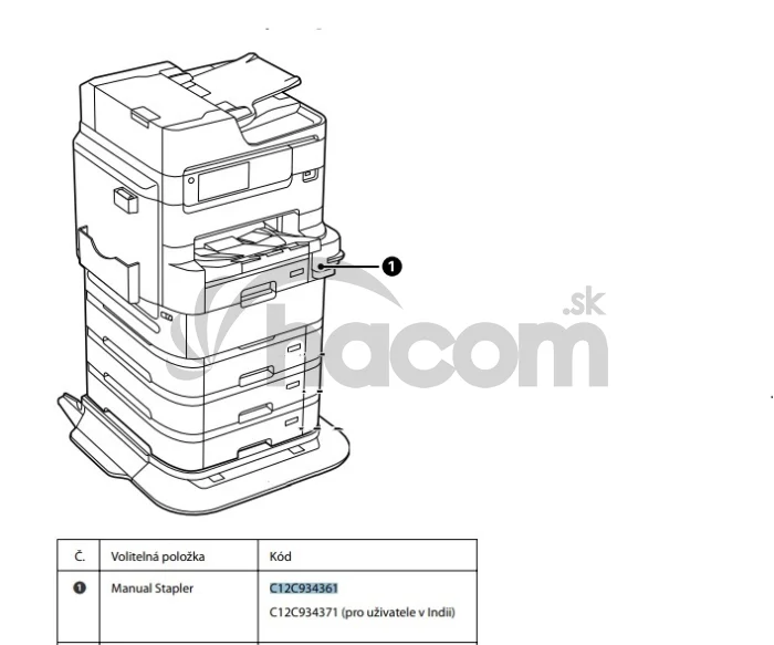WF-C879R Manual Stapler