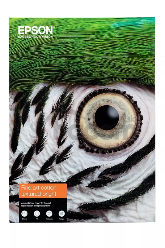 EPSON Fine Art Cotton Textured Bright A3+25 Sheets