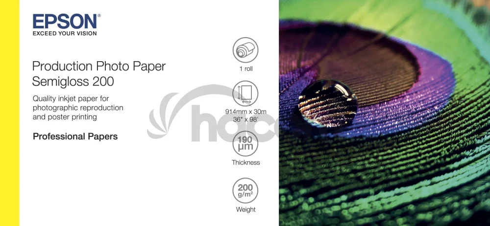 EPSON Production Photo Paper Semigloss 200 36"x30m