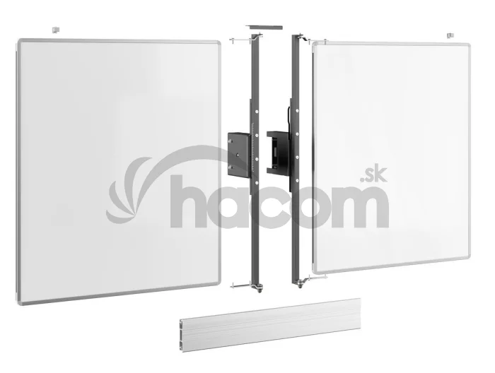 Vogel's RISE WBS86 keramické tabule so závesmi pre 86" obrazovky na stojanoch RISE 200x
