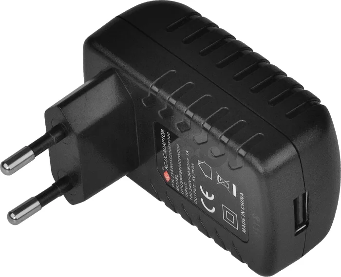 Externý prídavný napájací zdroj pre adaptéry RS-232 k pokladničnej zásuvke 5V/2A