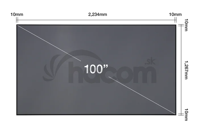 Epson plátno Laser TV 100" Screen - ELPSC35