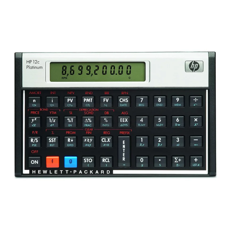 HP-12C PLAT / Finančná kalkulačka