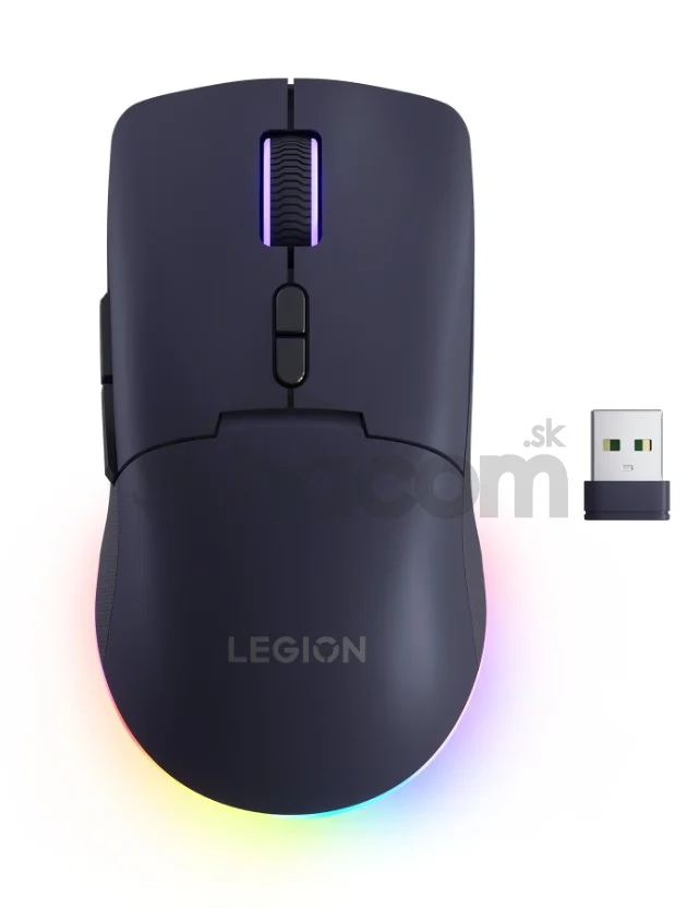 Lenovo Legion M220/Herná/Optická/Pre pravákov/5 000 DPI/USB+BT/Fialová