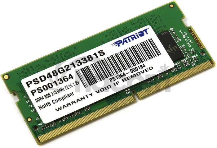 SO-DIMM 8GB DDR4-2133MHz Patriot CL15 SR