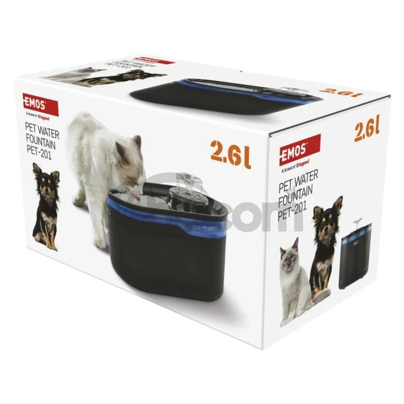 Vodná fontána Pet Care, 2,6 l, sivá