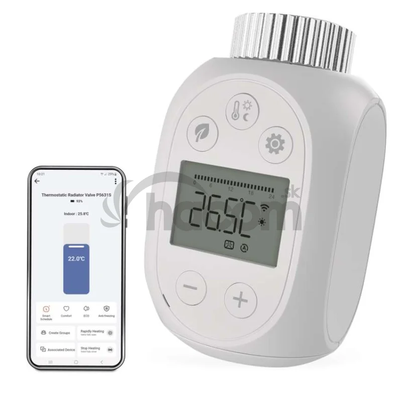 GoSmart Digitálna termostatická hlavica P5631S ZigBee 3.0