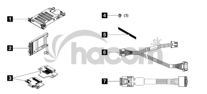 ThinkSystem SR630 V3 7mm RAID B540p-2HS SATA kit