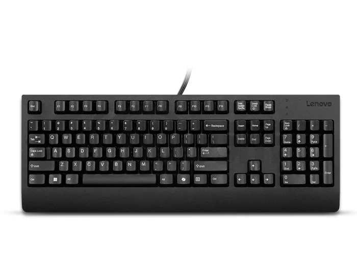 Lenovo Proferred Pro II USB Keyboard AI US/Drôtové USB-A/US/Čierna