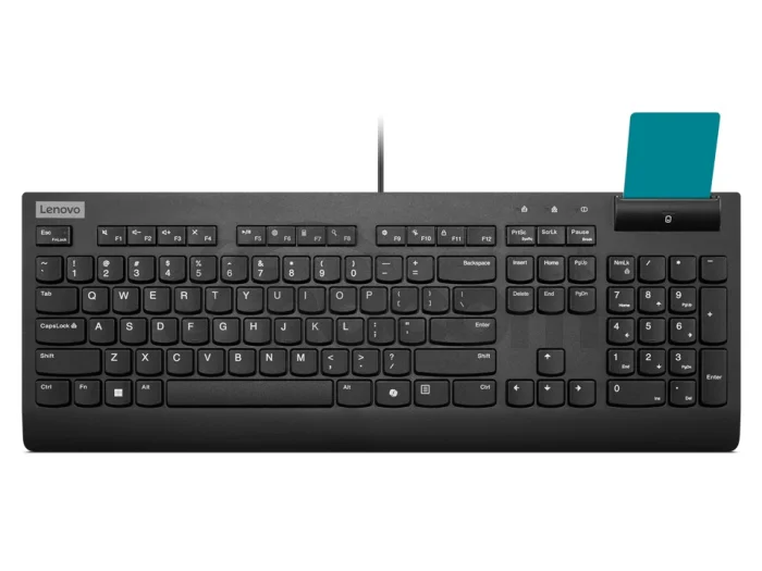 Lenovo Smartcard Wired Keyboard II AI-US Euro/Drôtové USB-A/US/Čierna