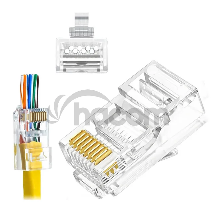 W-Star Konektor UTP RJ45EZ Cat6A 1000ks 3U RJ45EZC6AT