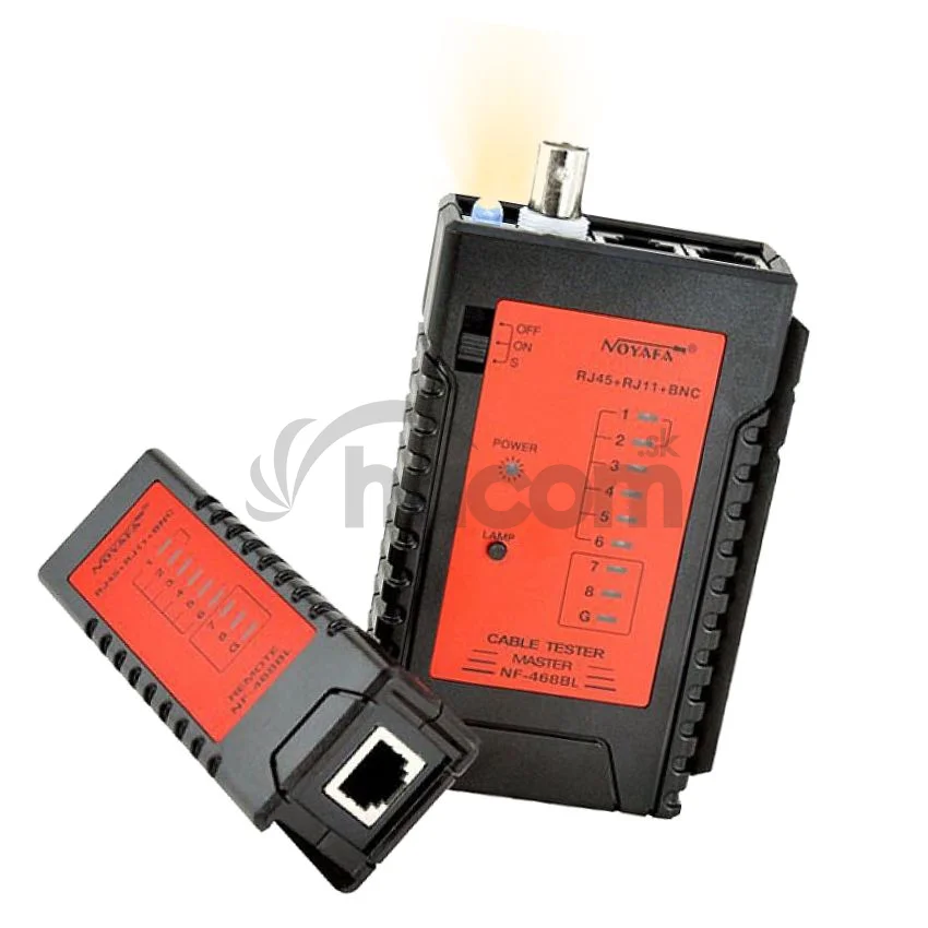 W-Star Tester káblov UTP WSNF468BL RJ45 RJ11, Svietidlo, indikácia LED 8+G
