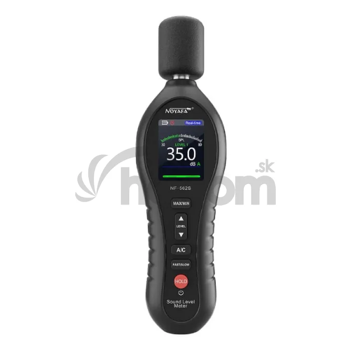 W-Star Hlukomer WSNF562S, LCD, Min, Max, 30-135dB, dBA, dBC