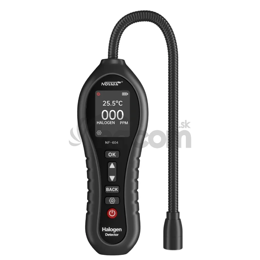 W-Star WSNF604 Halogénový detektor úniku plynov, HFCs, HCFCs, HFCS, teplota, alarm, vibrácie