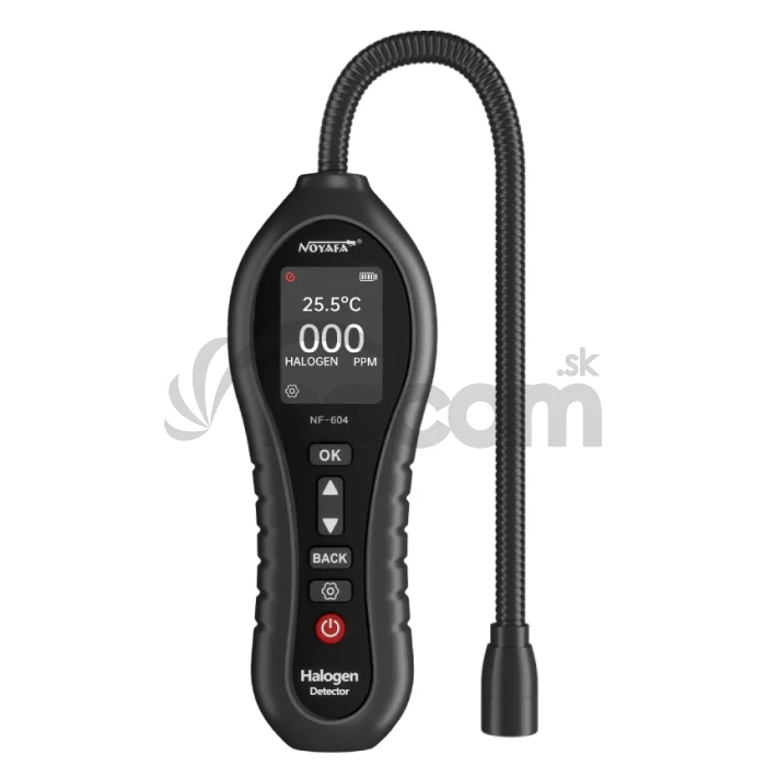 W-Star WSNF604 Halogénový detektor úniku plynov, HFCs, HCFCs, HFCS, teplota, alarm, vibrácie