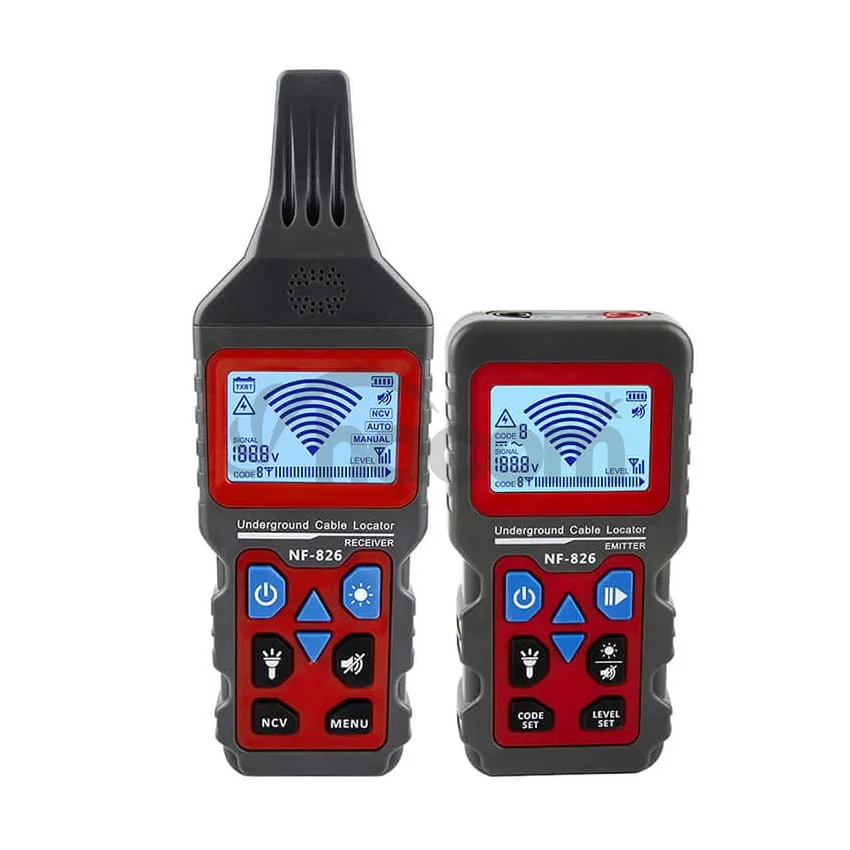 W-Star Hľadač káblov WSNF826, 12-400V traser káblov, až 1km, 2m