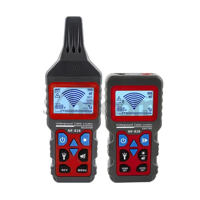 W-Star Hľadač káblov WSNF826, 12-400V traser káblov, až 1km, 2m