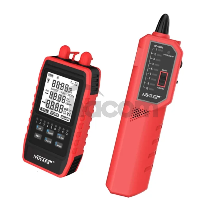 W-star Tester káblov 2v1 WSNF908S, RJ45, VFL optika, meria útlm, display, ethernet