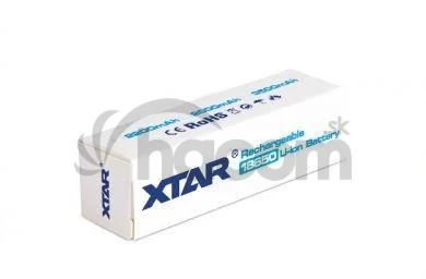 Batérie s ochranou Xtar 18650, 3500 mAh Li-ion, 3,7 V