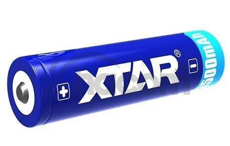 Batérie s ochranou Xtar 18650, 3500 mAh Li-ion, 3,7 V